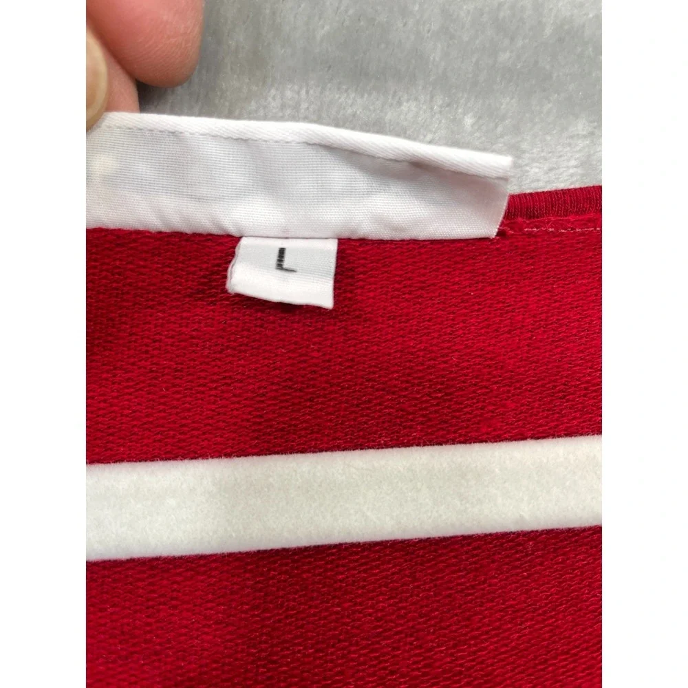 Bryn Walker Size L Red Asymmetrical Hem Stretch Tunic‎ Dress Siro Rayon